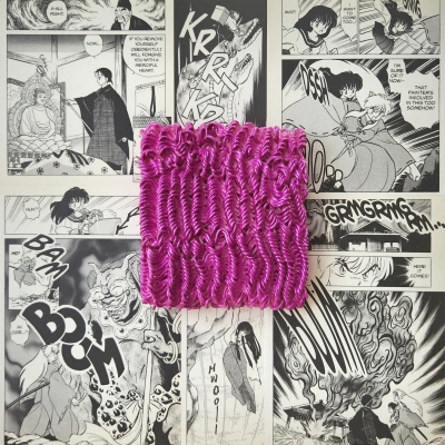 kasahara_oriental flavor_metallic pink on manga